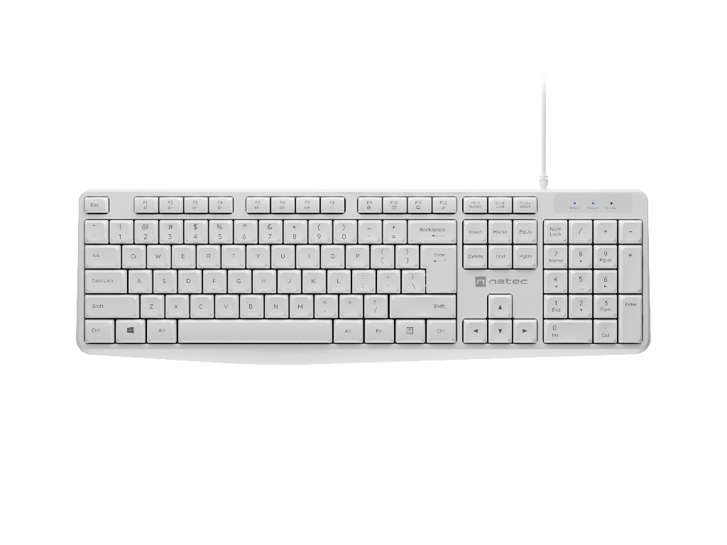 Keyboard Natec Nautilus Slim White