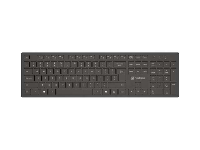 Keyboard Natec Herring Wireless 2.4GHz Slim Black
