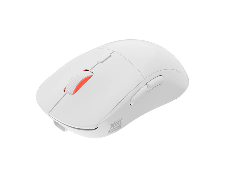 Mouse Genesis Wireless Gaming Zircon XIII 26000DPI RGB Customizable White