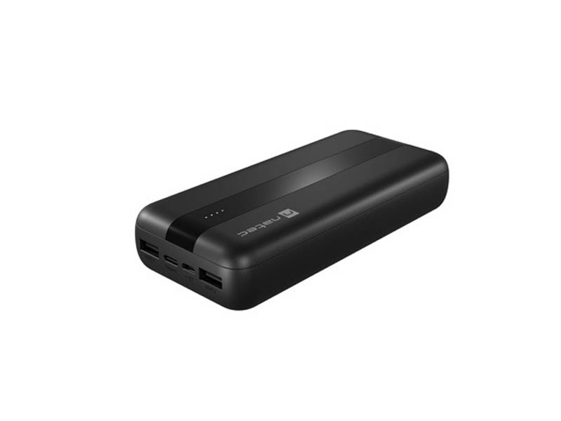 Power Bank Natec Trevi 20000mAh Dual USB + Type-C Black
