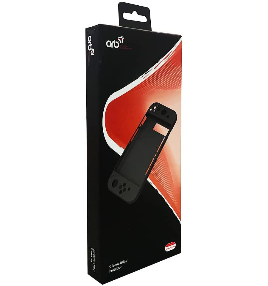 Nintendo Switch (Standard Edition) Case and Grip Silicon Black - ORB