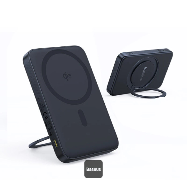 Power Bank Baseus PicoGo 5000mAh Magnetic Wireless Qi2 20W Black