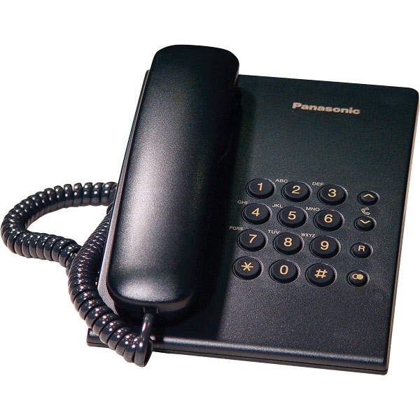 Telephone Panasonic Corded KX-TS500FX Black