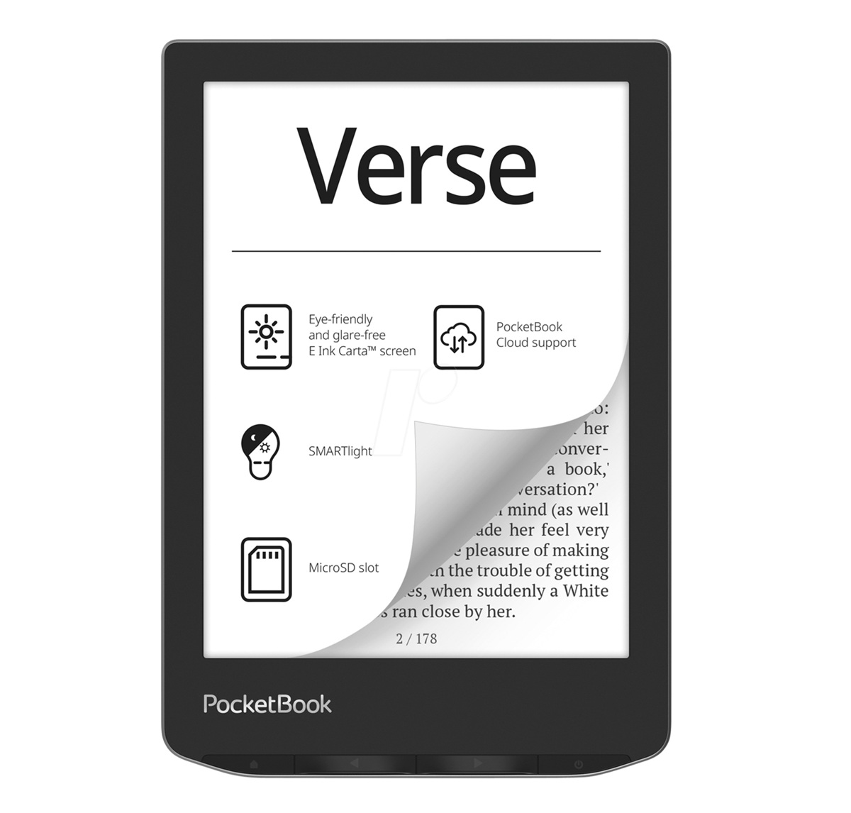 E-Book Reader PocketBook Verse Mist Gray