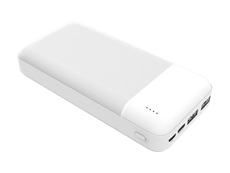 Power Bank Platinet 20000mAh Polymer ABS Texture White