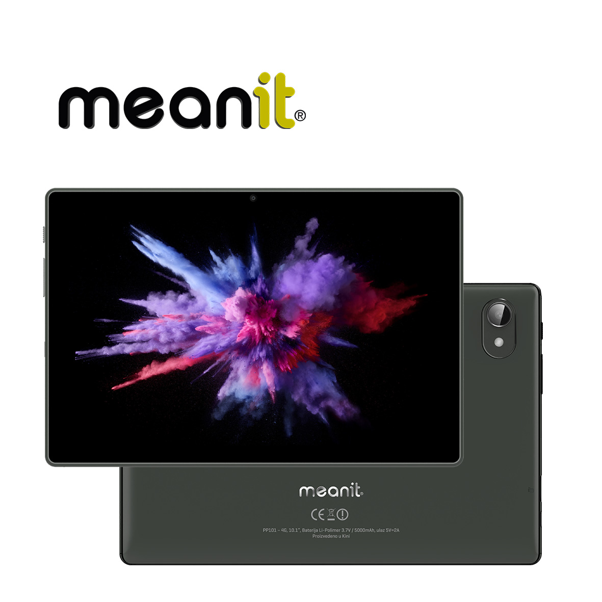 Tablet PC MeanIT PP101 4G Quad Core/4GB/64GB/10.1" 1280x800 IPS/WiFi/BT/2xCam/Black/A16