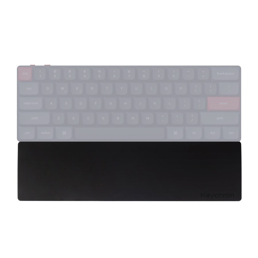 Wrist Rest Keychron Silicone PR61 for 60% Palm/Wrist Low Profile Keyboards - Black