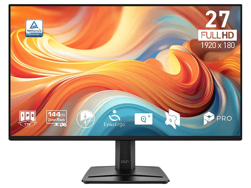 Monitor 27" MSI PRO MP275 E14L IPS, 144Hz, Gaming, 1ms, FHD, HDMI, VGA, Speakers