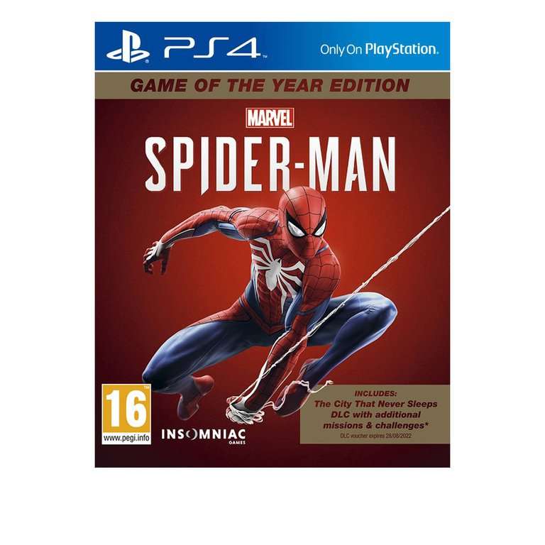 Game PS4 - Marvels Spider-Man - Game of The Year