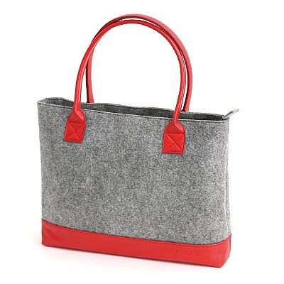 Notebook Bag Platinet Felt 15.6" Red