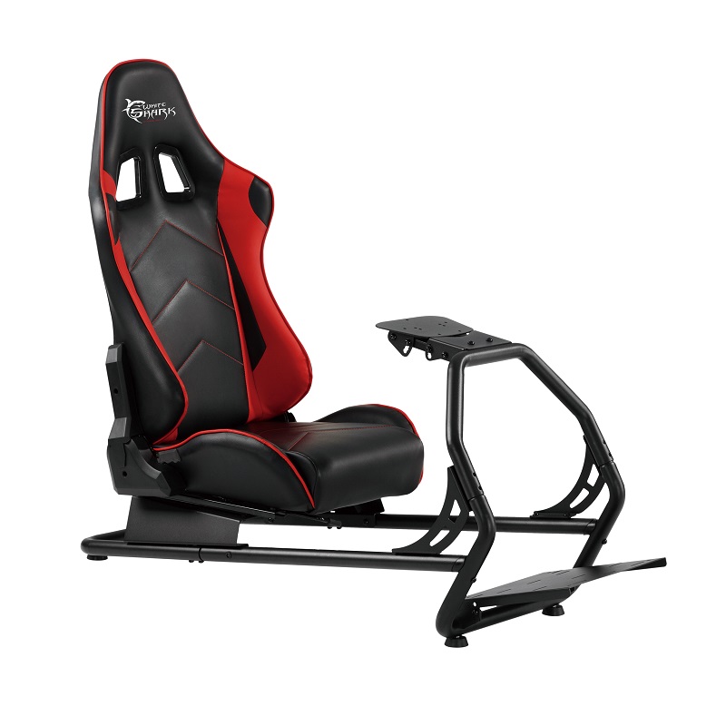 Gaming Chair White Shark Racing Simulator King Of Speed