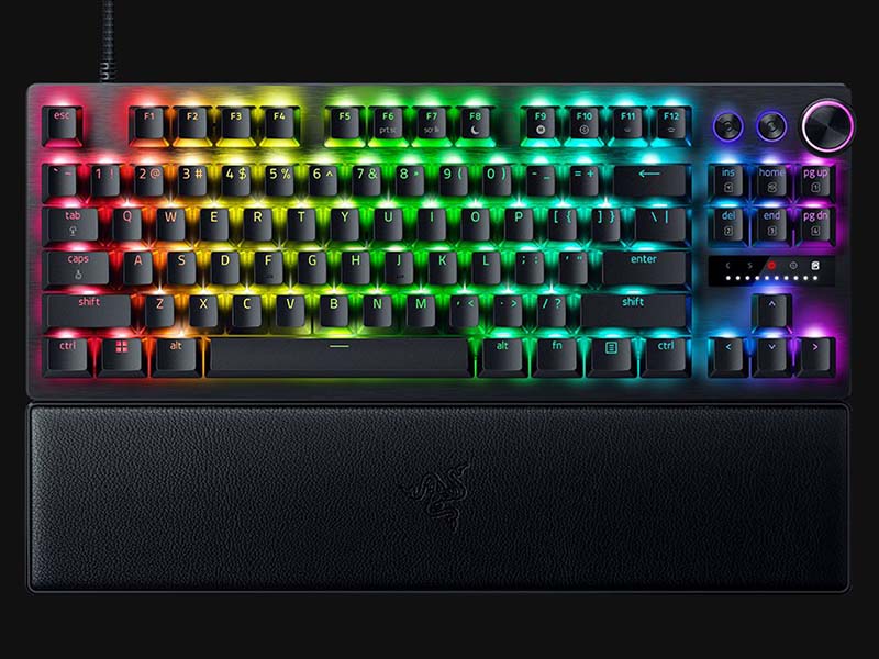 Keyboard Razer Huntsman V3 Pro Tenkeyless Analog Optical Switches Gen-2 Gaming RGB Chroma Black
