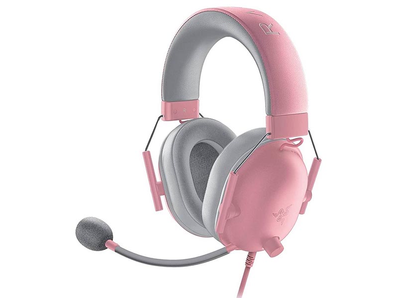 Headphones Razer BlackShark V2 X TriForce Gaming Quartz Pink