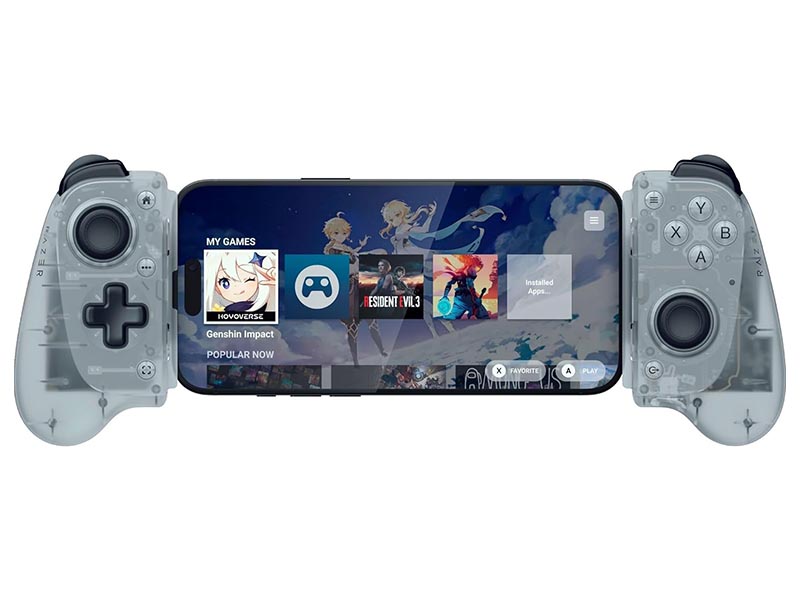 Game Pad Razer Kishi V3 - USB C Gaming Controller for Android and iPhone Phantom White Edition