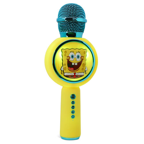 Microphone Bluetooth Karaoke OTL - Spongebob Popsing LED