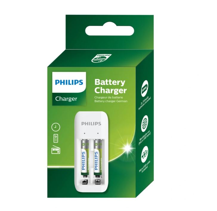 Battery Charger Philips Slim 2xAA/AAA 700mAh