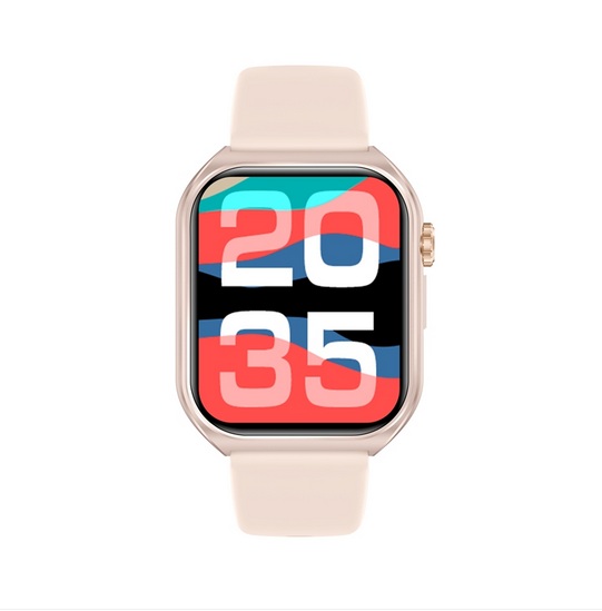 North Edge Healthcare Watch Z3 Pink with Heart Rate, Blood Oxygen, Sleep Monitoring