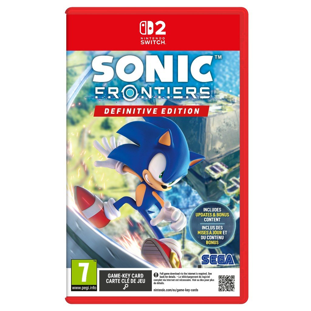 Game Nintendo 2 - Sonic Frontiers Definitive Edition (Game-Key Card)