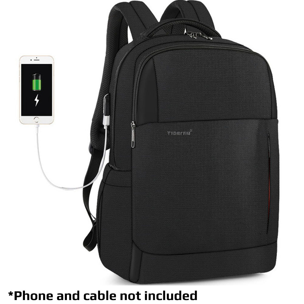 Notebook Backpack Tigernu 15.6 T-B3906 Black w/Anti-Theft