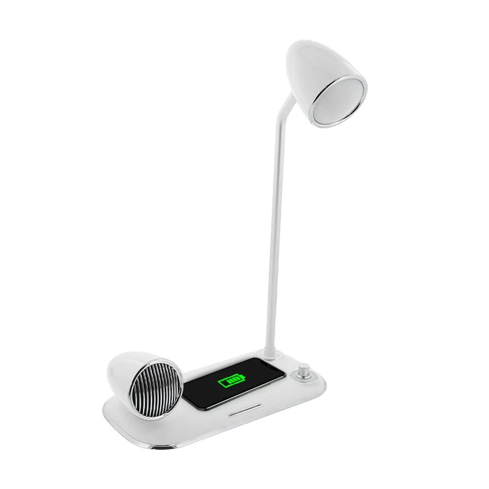 Desk Lamp LED Tellur Nostalgia w/Wireless Charger 15W w/Bluetooth Speaker 5W White