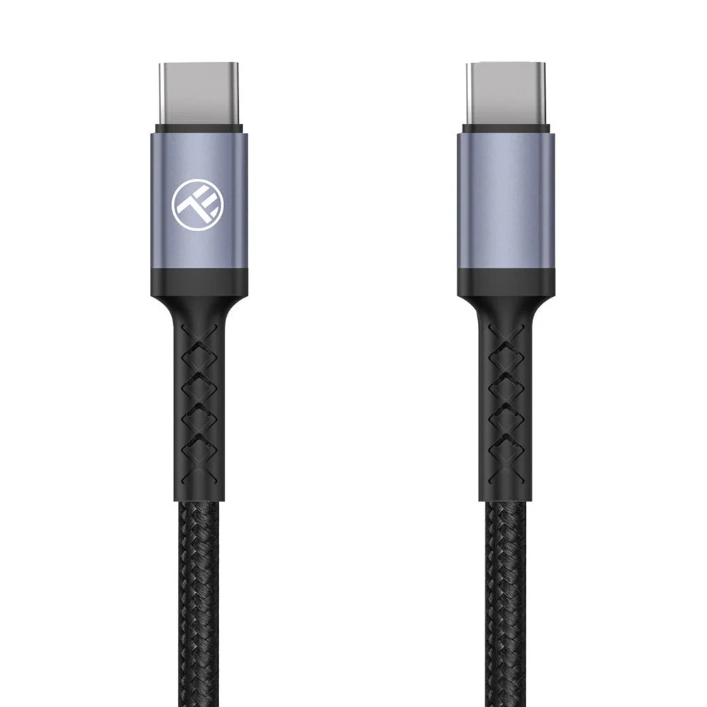 Cable USB Type-C to Type-C 1m 60W Tellur Nylon Black