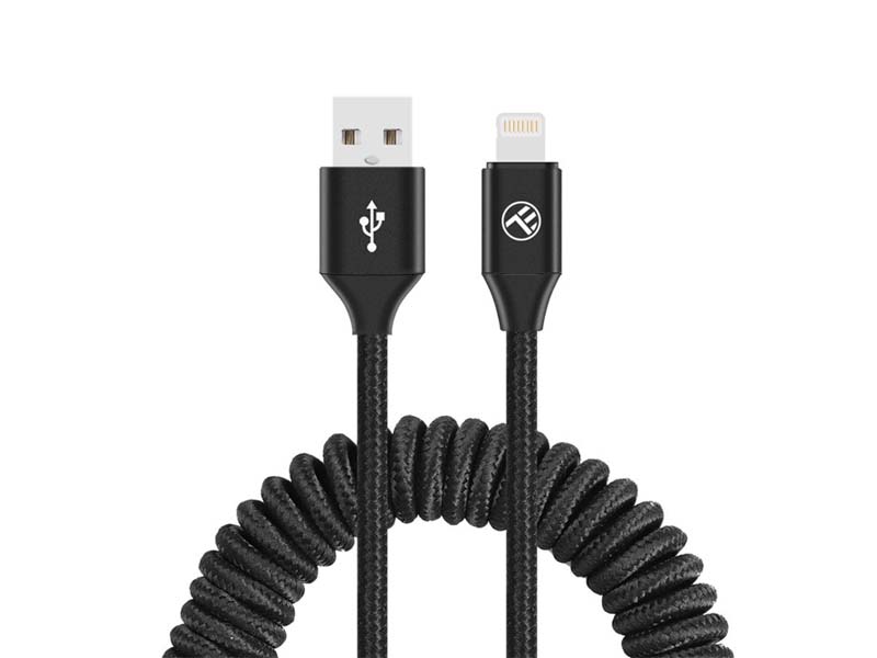 USB Cable for Apple Lightning Tellur 1.8m Extendable 3A Black