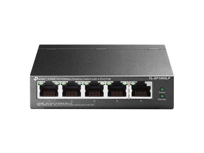 TP-Link Switch 5port Desktop TL-SF1005LP w/4port POE