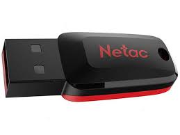 USB Drive 64GB Netac U197 USB 2.0 Black/Red