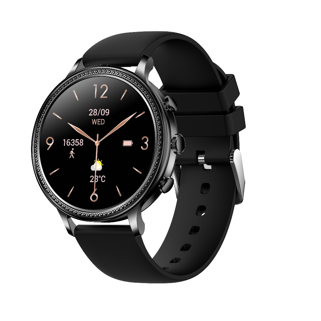 North Edge Healthcare Watch V60 Amoled Black with Screen Health Monitoring, Bluetooth Call