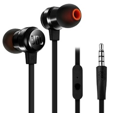 Earphones JBL T210 w/microphone Black