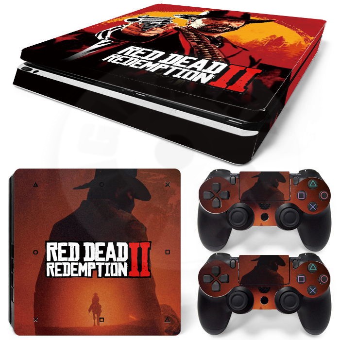 Vinyl cover (stickers) for console and controller - Red Dead Redemption 2 (PS4)