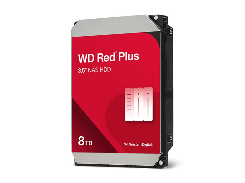 HDD 3.5" 8TB Western Digital WD Red Plus NAS SATA3 256MB WD80EFPX